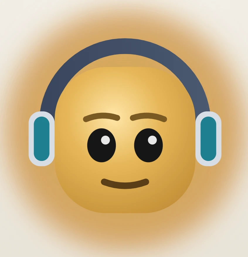 Enki - the glossy golden face
